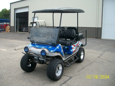 Club Car American Flag DS Gas